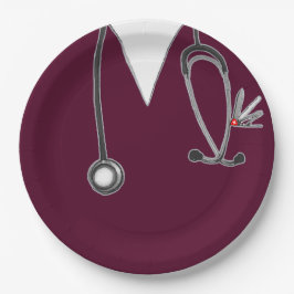 ナース卒業党紙プレート ペーパープレート