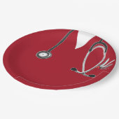 ナース卒業党紙プレート ペーパープレート (アングル)