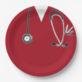 ナース卒業党紙プレート ペーパープレート