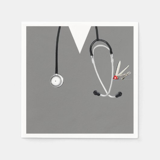 ナース卒業党 スタンダードカクテルナプキン (正面)