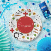 ナース卒業党 ペーパープレート (パーティー)