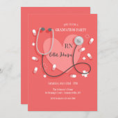 ナース卒業党 招待状 (正面/裏面)