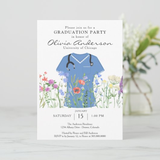 ナース卒業党 招待状 (スタンド正面)