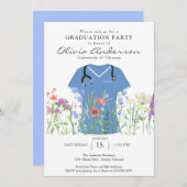 ナース卒業党 招待状 (正面/裏面)