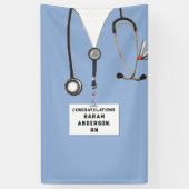 ナース卒業党 横断幕 (縦)