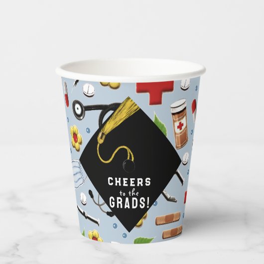 ナース卒業党 紙コップ (正面)