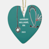 ナース卒業写真 セラミックオーナメント (左)