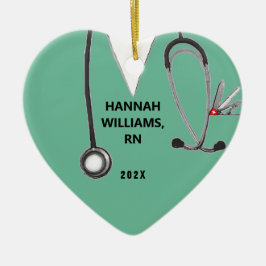ナース卒業写真 セラミックオーナメント