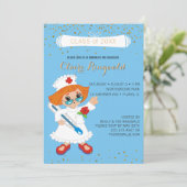 ナース卒業式看護スクール 招待状 (スタンド正面)