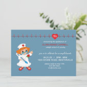 ナース卒業招待状 招待状 (スタンド正面)