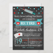 ナース卒業招待状 招待状 (正面)