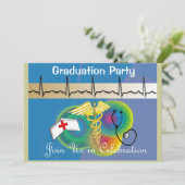 ナース卒業招待状 招待状 (スタンド正面)