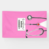 ナース卒業旗 横断幕 (横)