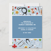 ナース卒業発表 マグネット招待状 (正面)