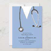 ナース卒業発表 マグネット招待状 (正面)