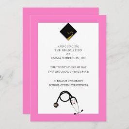 ナース卒業発表 招待状