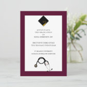 ナース卒業発表 招待状 (スタンド正面)