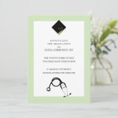 ナース卒業発表 招待状 (スタンド正面)