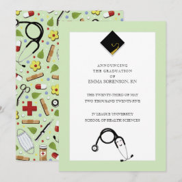 ナース卒業発表 招待状