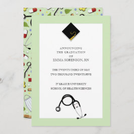 ナース卒業発表 招待状