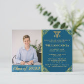 ナース卒業看護ピンニングパーティーと写真 招待状 (スタンド正面)