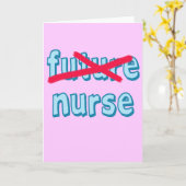 ナース卒業製品 カード (黄色い花)