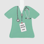 ナース卒業記念ギフト オーナメント (裏面)