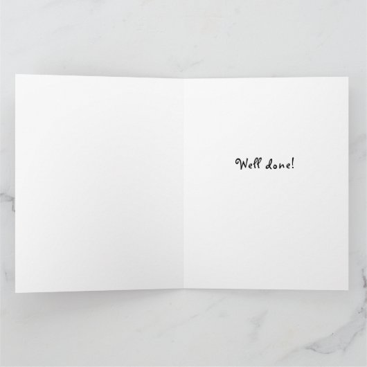 ナース卒業証書 カード (内部)