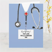 ナース卒業証書 カード (黄色い花)