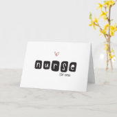 ナース卒業退職年度が設立 カード (黄色い花)