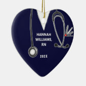 ナース卒業2023写真 セラミックオーナメント (右)
