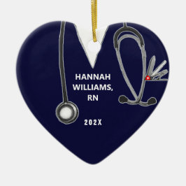 ナース卒業2023写真 セラミックオーナメント