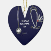 ナース卒業2023写真 セラミックオーナメント (左)