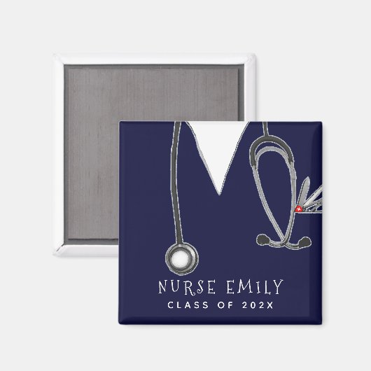 ナース卒業2025 マグネット (正面/裏面)