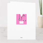 ナース卒業 カード (裏面)