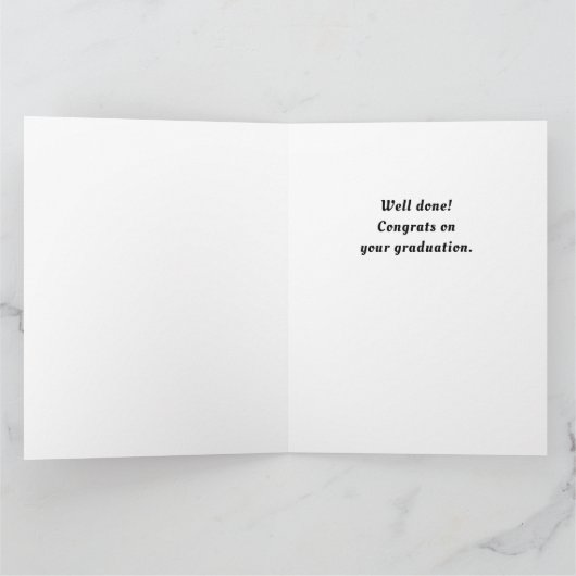 ナース卒業 カード (内部)