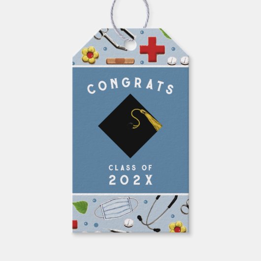 ナース卒業 ギフトタグ (正面)