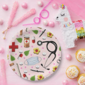 ナース卒業 ペーパープレート (パーティー)