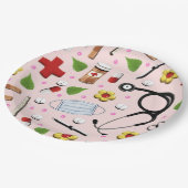 ナース卒業 ペーパープレート (アングル)