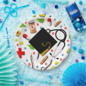 ナース卒業 ペーパープレート (パーティー)