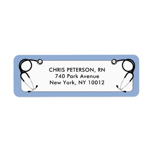 ナース卒業 ラベル (正面)