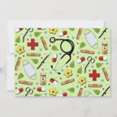 ナース卒業 招待状 (裏面)