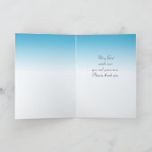 ナース博士に対する思いやりに感謝 カード (内部)