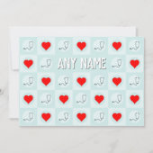 ナース又は健康気に労働者の名前をカスタムする又は文字 サンキューカード (正面)