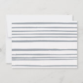 ナース又は医師用写真卒業パーティー 招待状 (裏面)