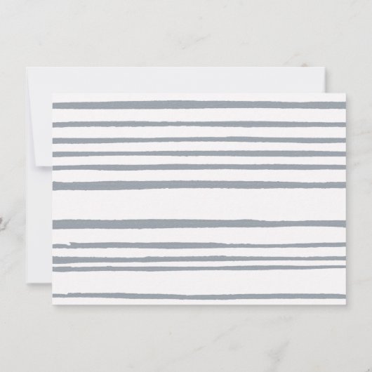 ナース又は医師用写真卒業パーティー 招待状 (裏面)