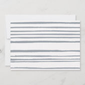 ナース又は医師用写真卒業パーティー 招待状 (裏面)