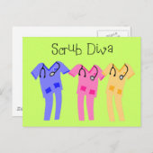 ナース又は医療用装身具の贈与 ポストカード (正面/裏面)