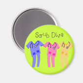 ナース又は医療用装身具の贈与 マグネット (正面/裏面)