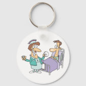 ナース及び患者キーチェーン キーホルダー (正面)